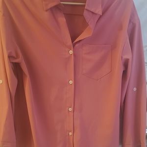 Pink Cocoa Danny Split Collar Blouse